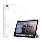 Transparent Magnetic Auto Sleep/Wake Case with Apple Pencil Holder for iPad Air M2 (2024)