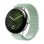 Elastic Nylon Watch Band with Velcro Adjustment Strap for Google Pixel Watch 4