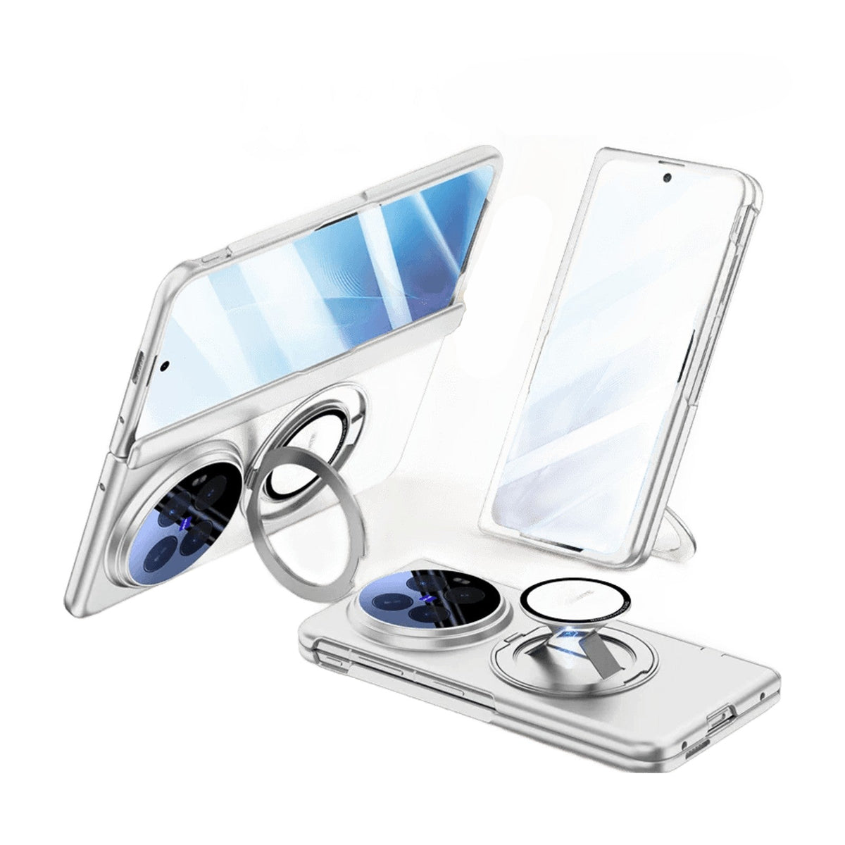 360-Rotating Magnetic Bracket Frosted Case for VIVO X Fold6