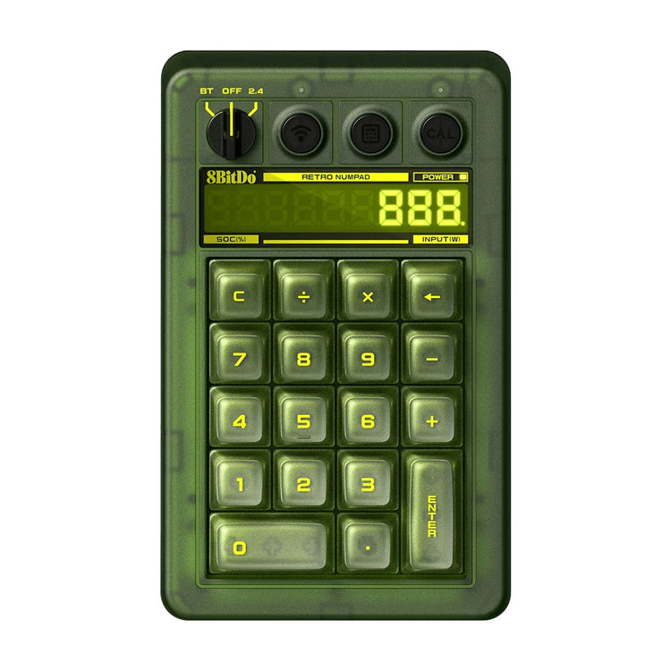 8BitDo 18-Key Dual-Mode Mechanical Numpad Calculator