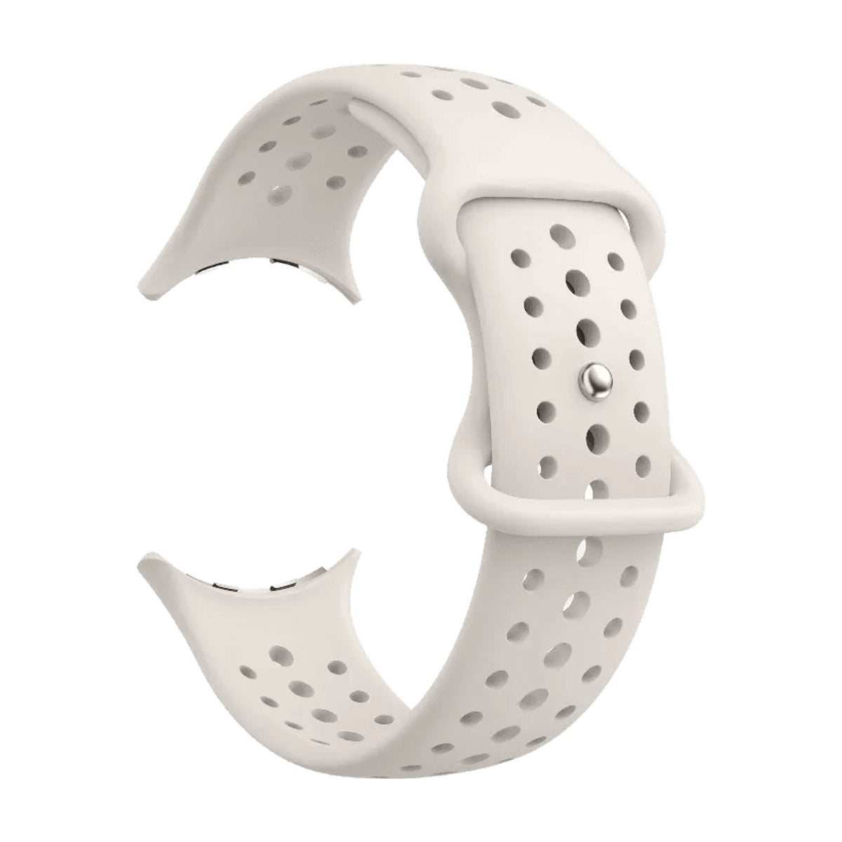 Perforated Silicone Band with Snap Button Closure for Google Pixel Watch 5