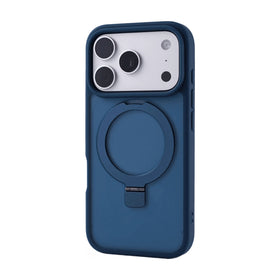 Matte MagSafe Ring Stand Case with Bumper Protection for iPhone 18 Series