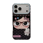 Glossy Hard Case with Raised Camera Protective Ring for iPhone 17 Series