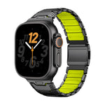 Titanium Articulated Link Band with Magnetic Buckle for Apple Watch
