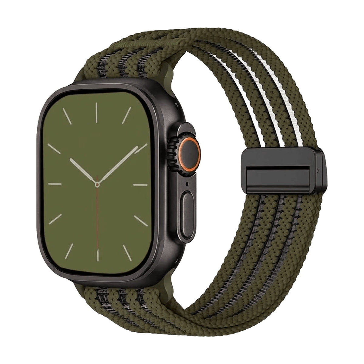 Woven Nylon Magnetic Closure Strap for Apple Watch