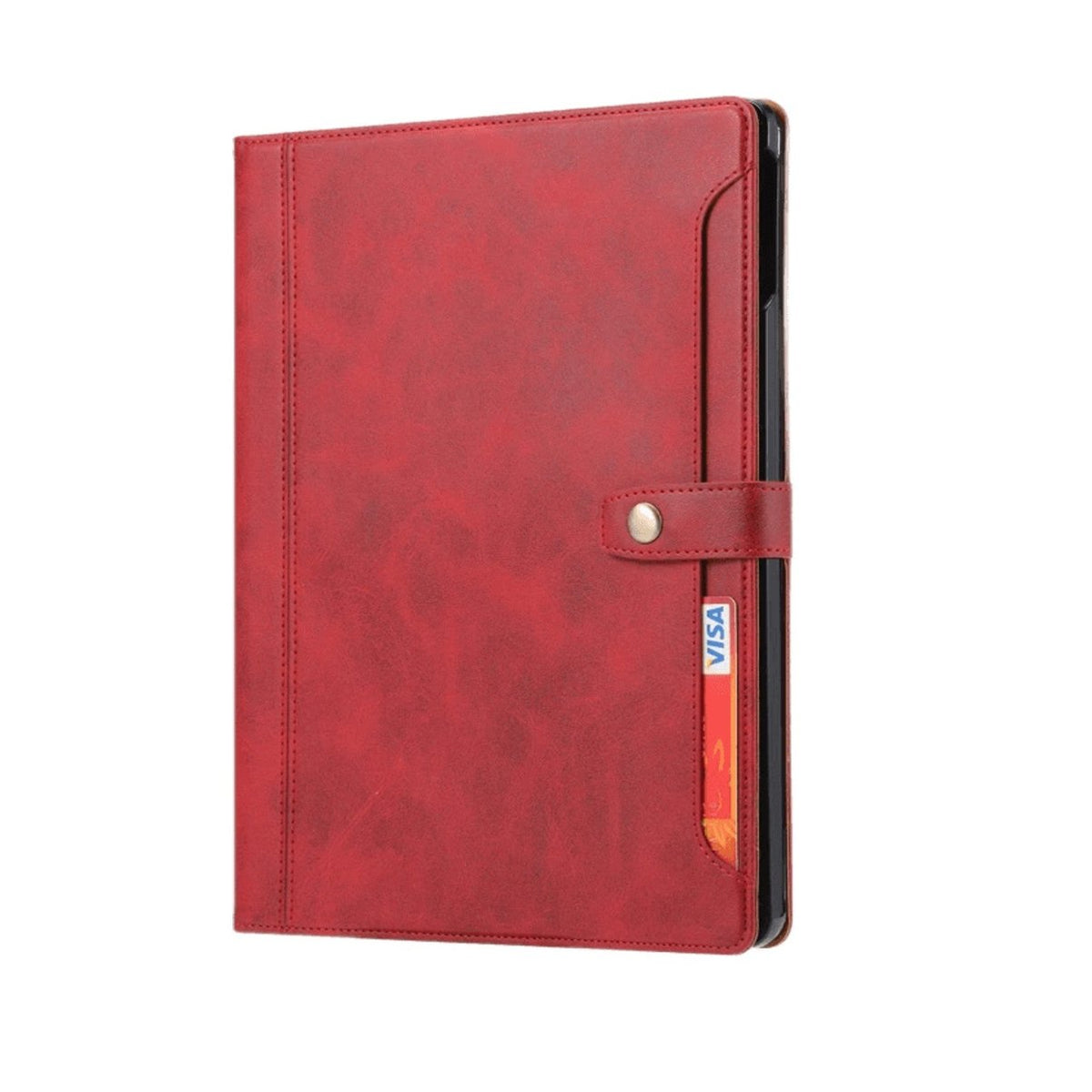 Leather Flip Wallet Case with Pen Holder Slot for iPad Air (2025)
