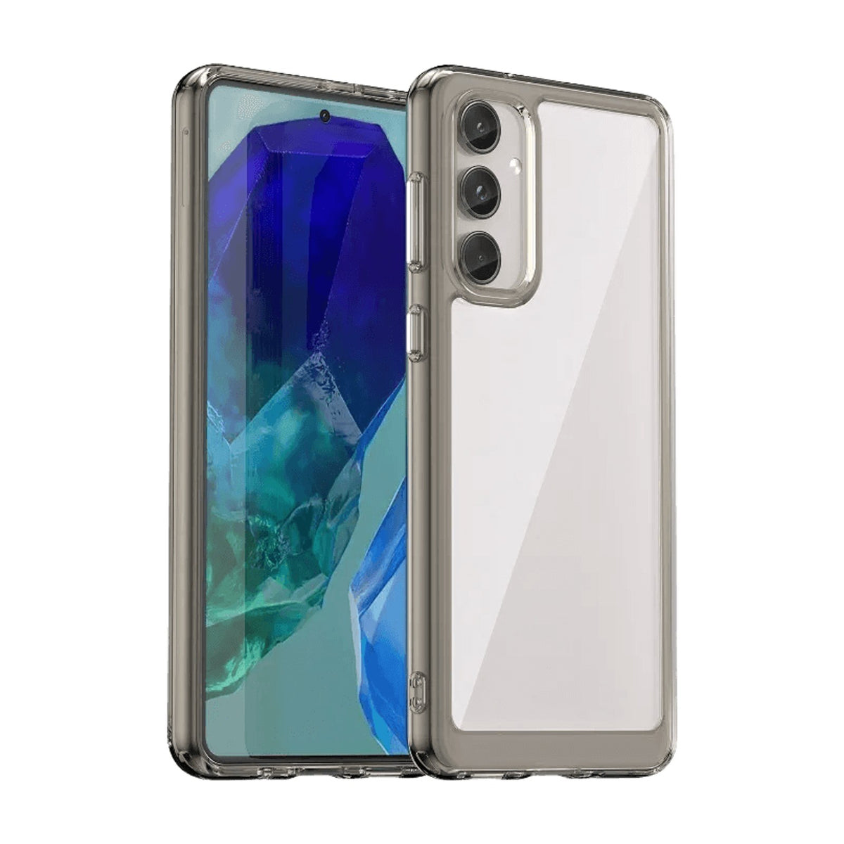 Colored Frame Transparent Bumper Case for Samsung Galaxy A37