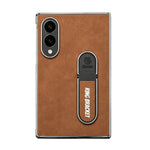 Leather Case with Ring Bracket for Samsung Galaxy Z Fold 8