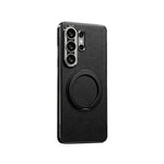 Shockproof Leather Case with 360° Rotating Magnetic Stand for Samsung Galaxy S23 Ultra