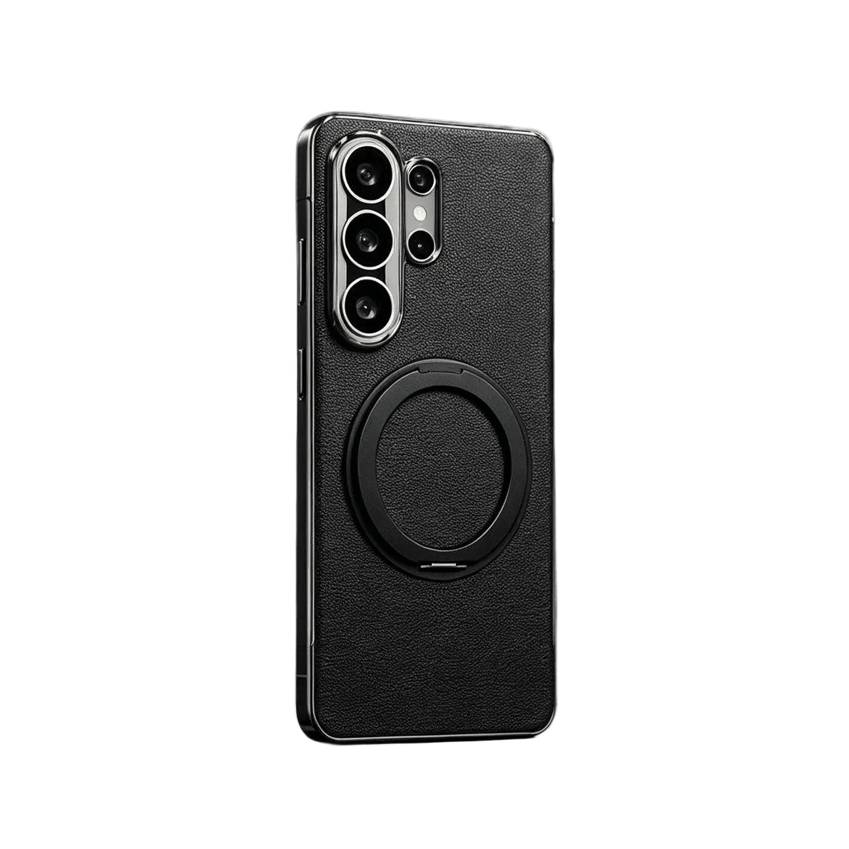 Shockproof Leather Case with 360° Rotating Magnetic Stand for Samsung Galaxy S23 Ultra