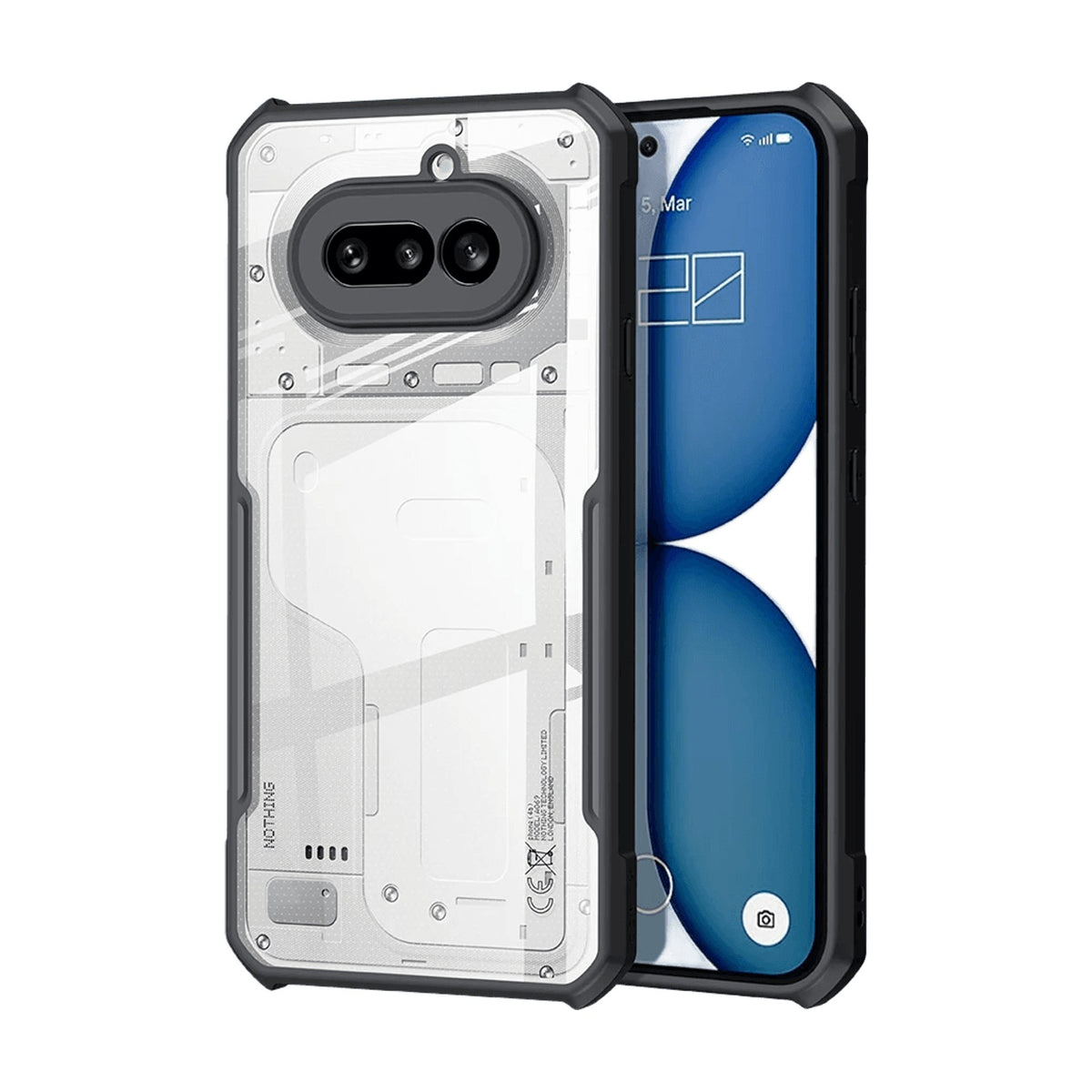 Shockproof Airbag Acrylic Case with Camera Lens Protection for Nothing Phone (4a) Series
