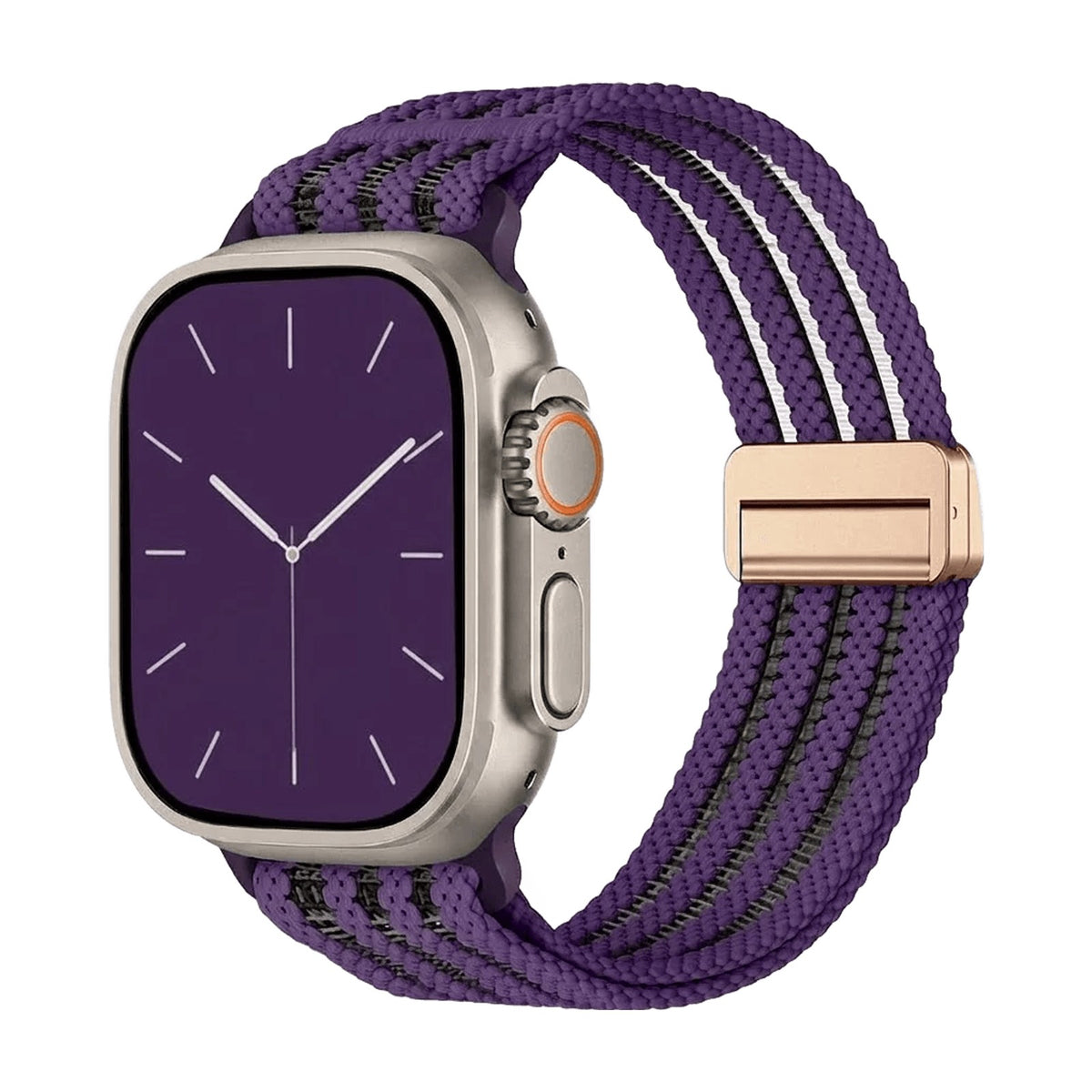 Woven Nylon Magnetic Closure Strap for Apple Watch
