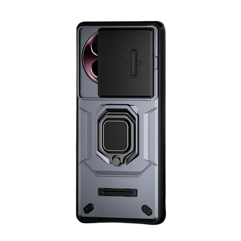 Shockproof Slide Push Pull Camera Lens Protection Ring Stand Back Case for VIVO V30e