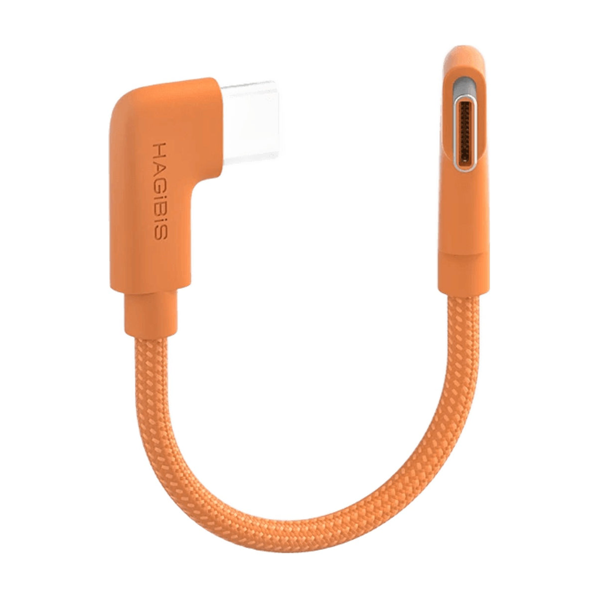 HAGIBIS 240W Right-Angle USB-C Braided Cable