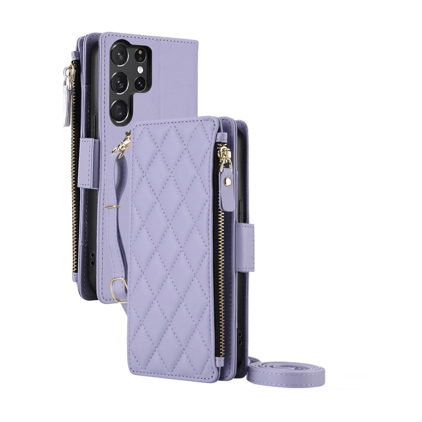 Leather Fold-Out Multi-Compartment Wallet Case for Samsung Galaxy S26 Series
