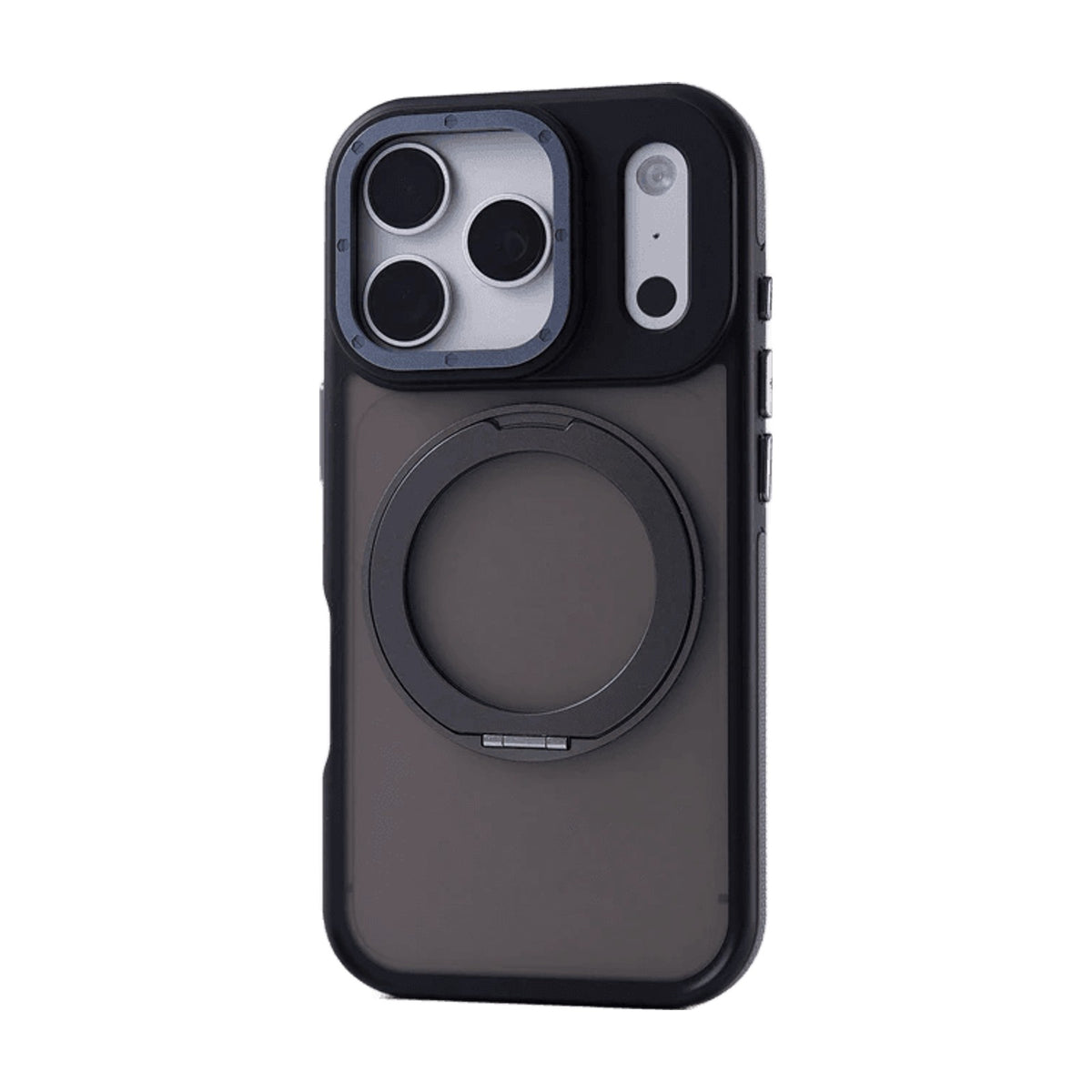 Shockproof MagSafe Case with 360° Rotating Ring Stand for iPhone 18 Series
