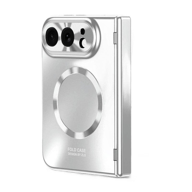 Electroplated Hinge Protection Case with Built-In Stand for iPhone Duo