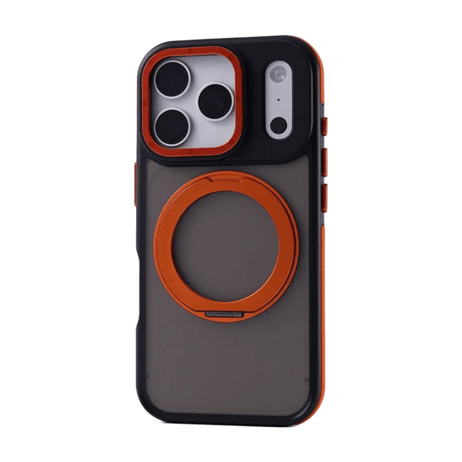 Shockproof MagSafe Case with 360° Rotating Ring Stand for iPhone 18 Series