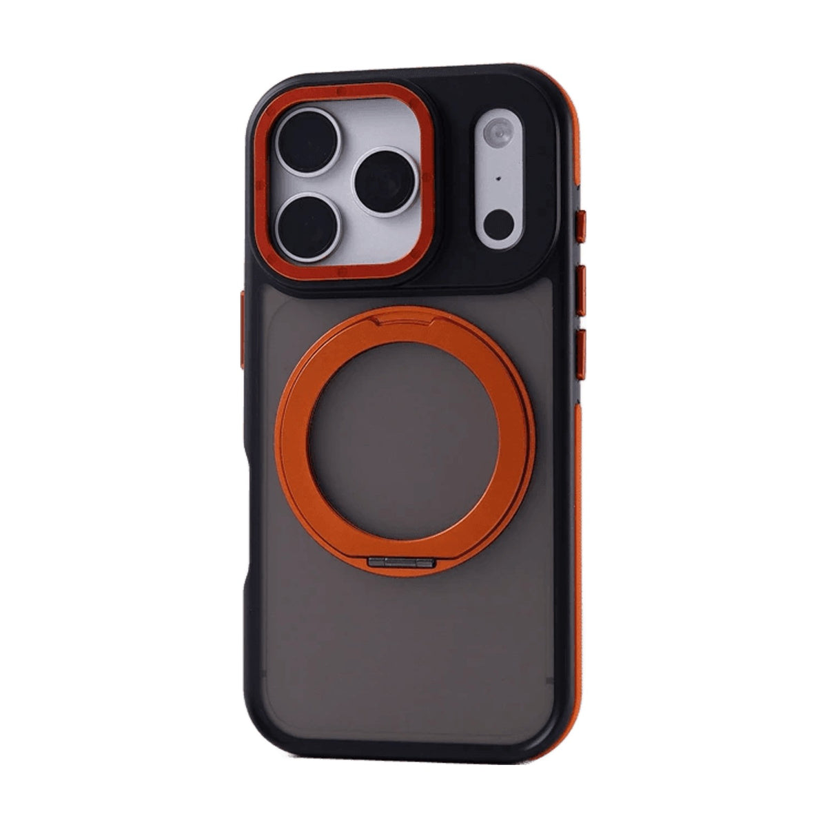 Shockproof MagSafe Case with 360° Rotating Ring Stand for iPhone 18 Series