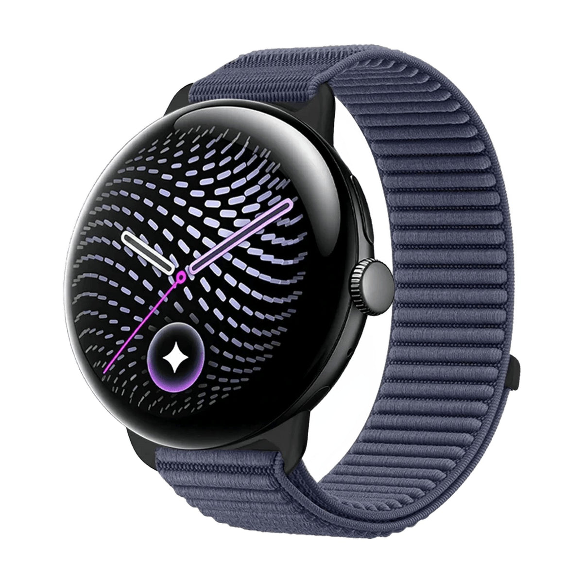 Elastic Nylon Watch Band with Velcro Adjustment Strap for Google Pixel Watch 4