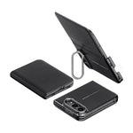 Leather Flip Case with Automatic Magnetic Closure for iPhone Duo