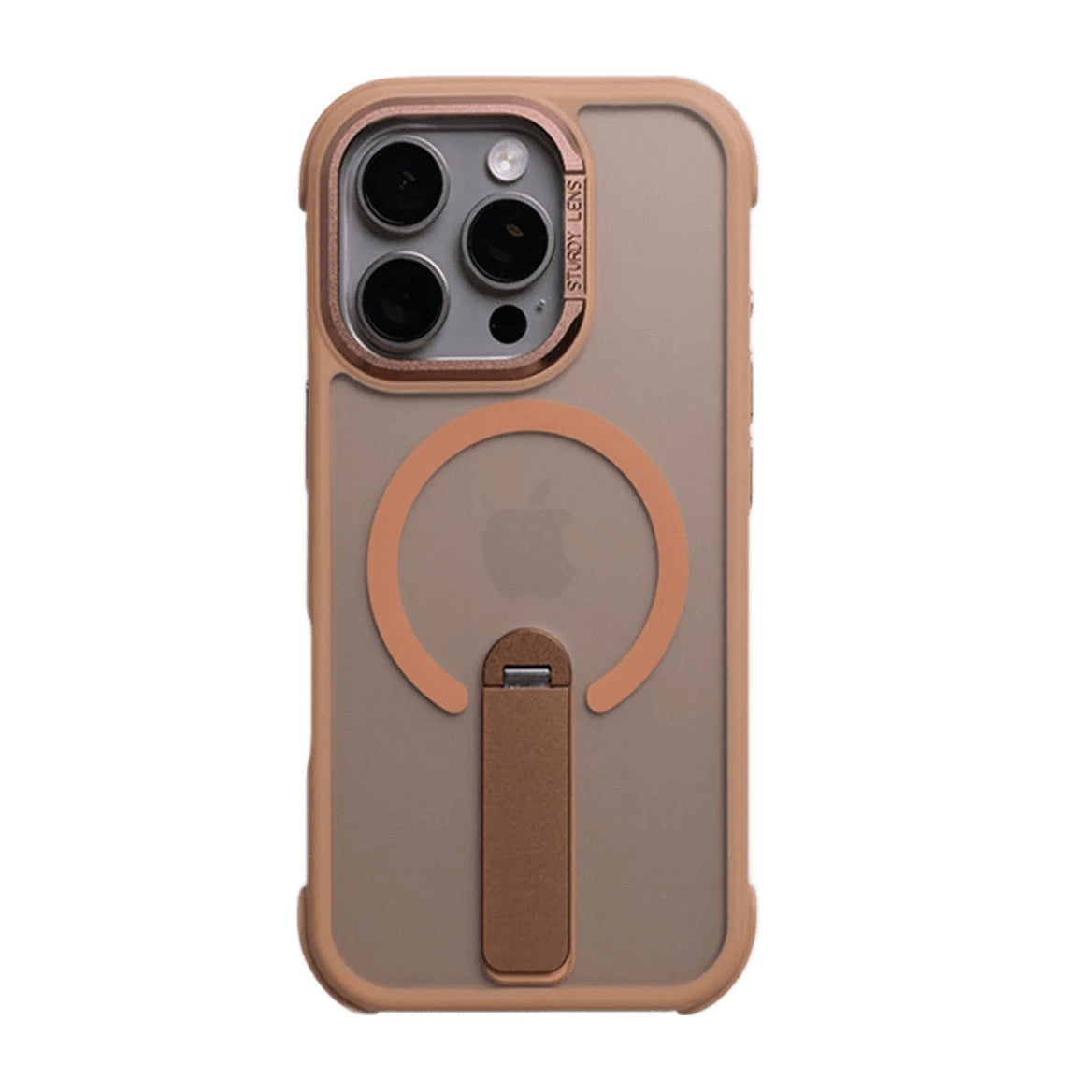 Shockproof Case with Integrated Ring Grip Kickstand for iPhone 18 Series
