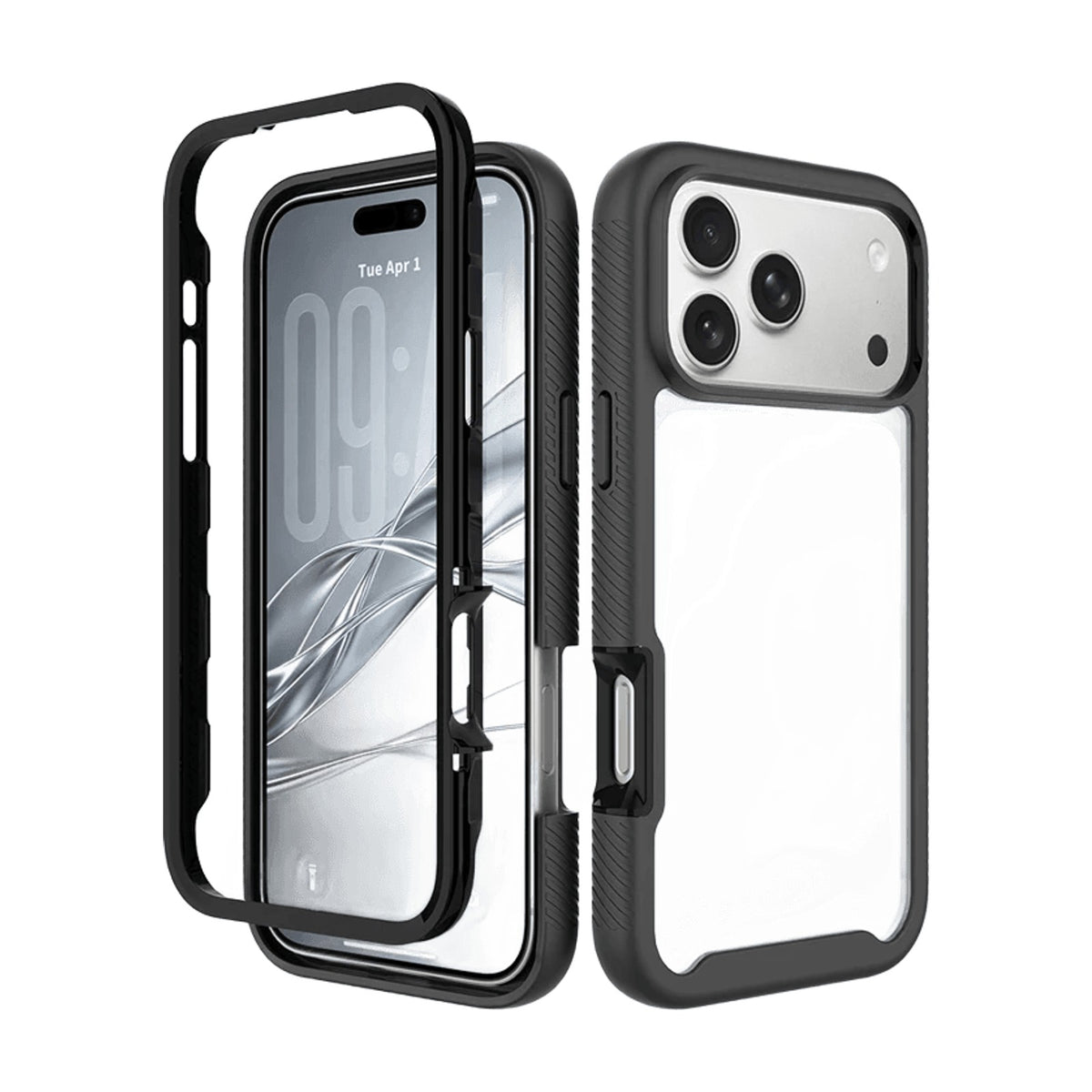 Crystal Clear Dual-Layer Shockproof Case for iPhone 18 Series