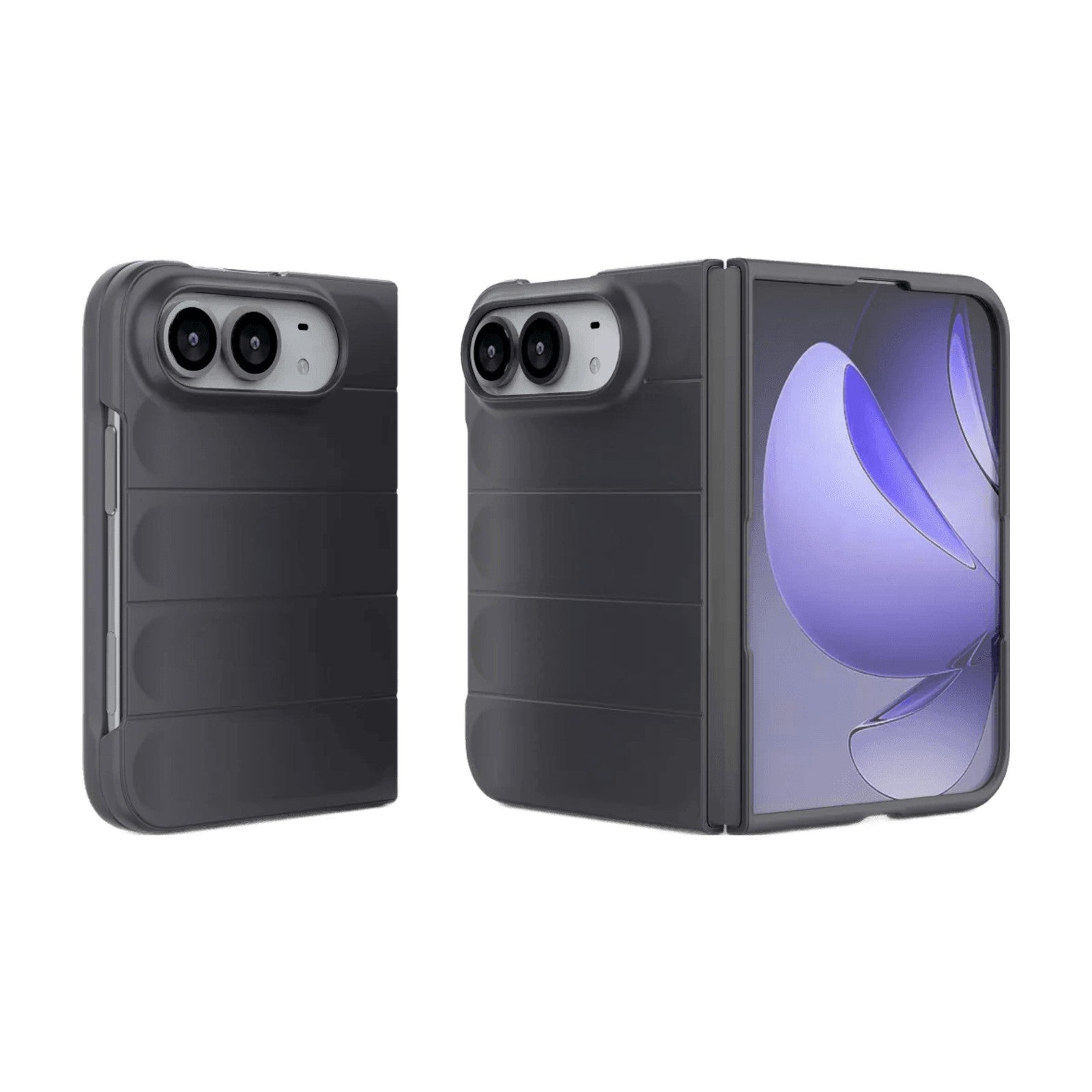 Silicone Camera Protection Case with Airbag Cushioning for iPhone Duo