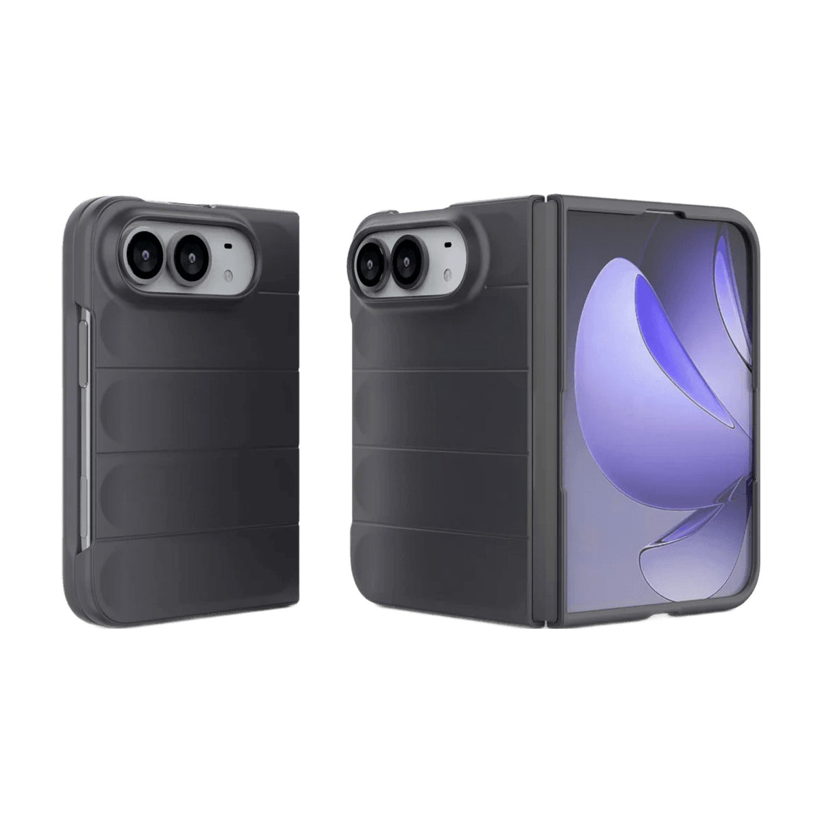 Silicone Camera Protection Case with Airbag Cushioning for iPhone Duo