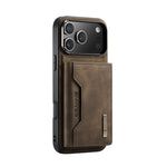 Premium Leather MagSafe Wallet Case with 3-Card Detachable Wallet for iPhone 18 Series