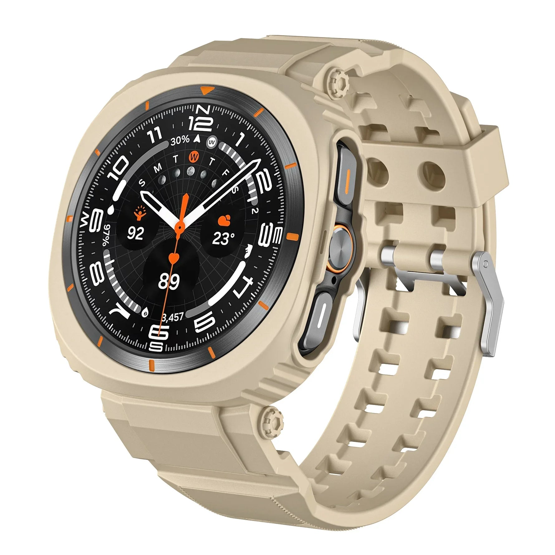Integrated Case & Sport Silicone Band for Samsung Galaxy Watch Ultra and Samsung Galaxy Watch Ultra (2025)