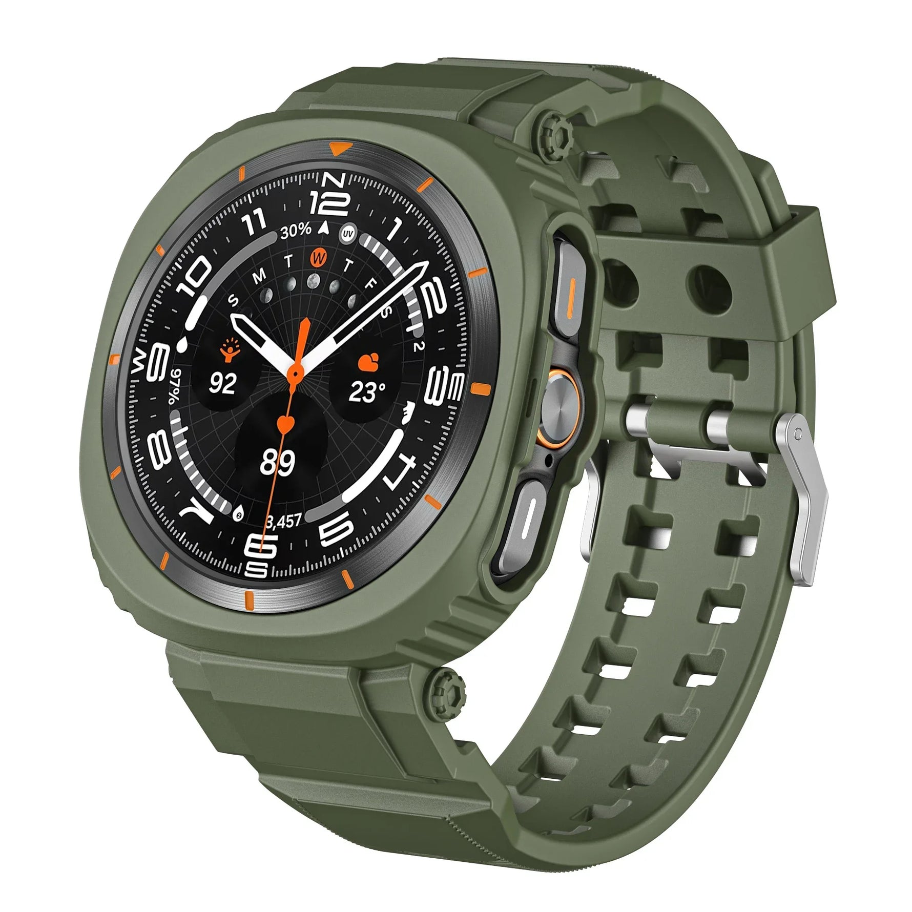 Integrated Case & Sport Silicone Band for Samsung Galaxy Watch Ultra and Samsung Galaxy Watch Ultra (2025)