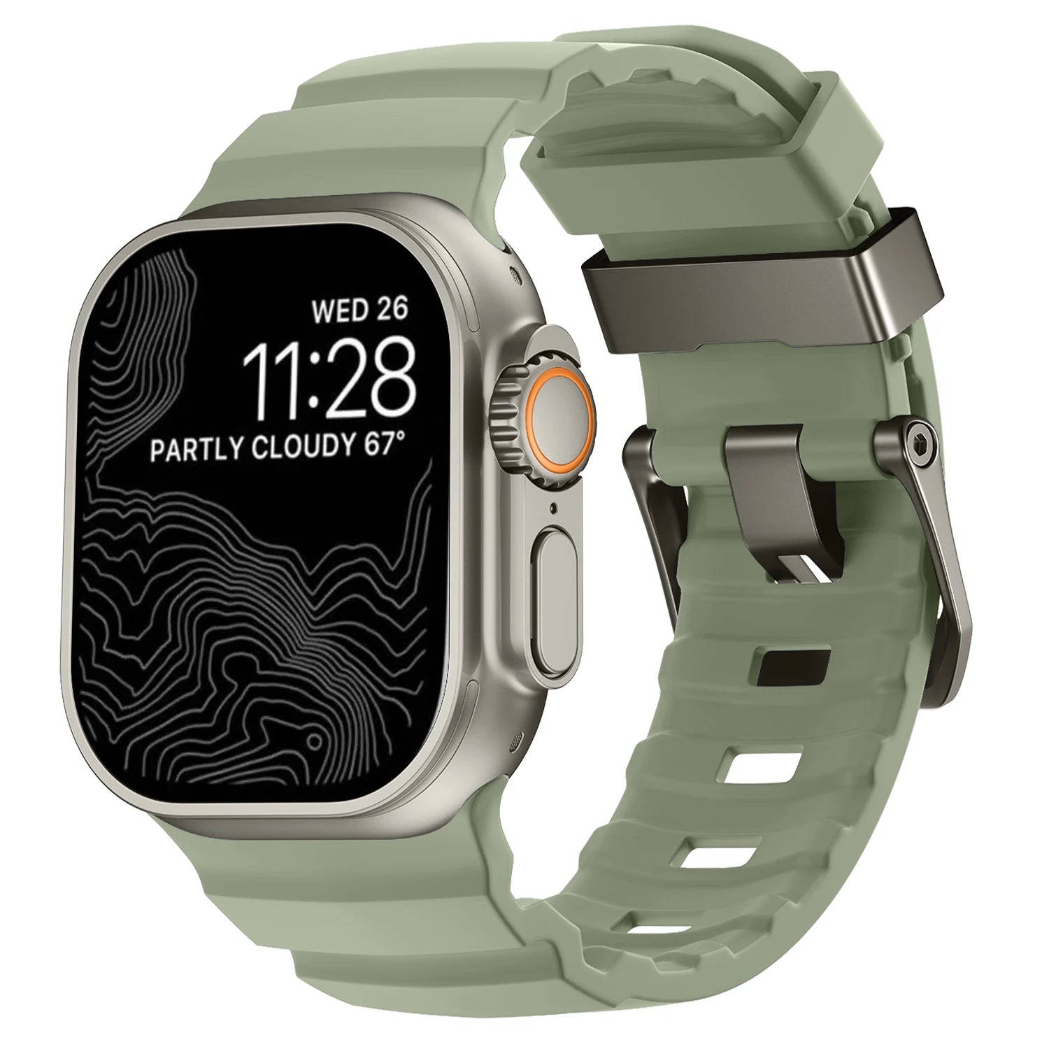 High-End Trail Silicone Strap for Apple Watch