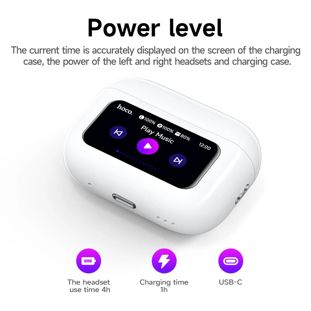 HOCO EW72 Bluetooth 5.4 ANC Wireless Earbuds
