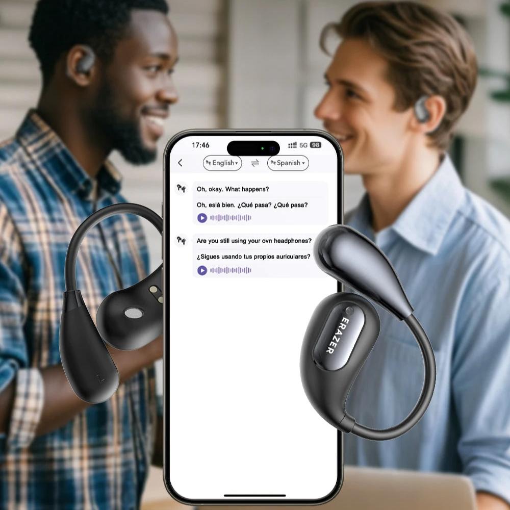 Lenovo Erazer XP7 AI Translation Bluetooth 5.4 Earphones with Color Touch Screen