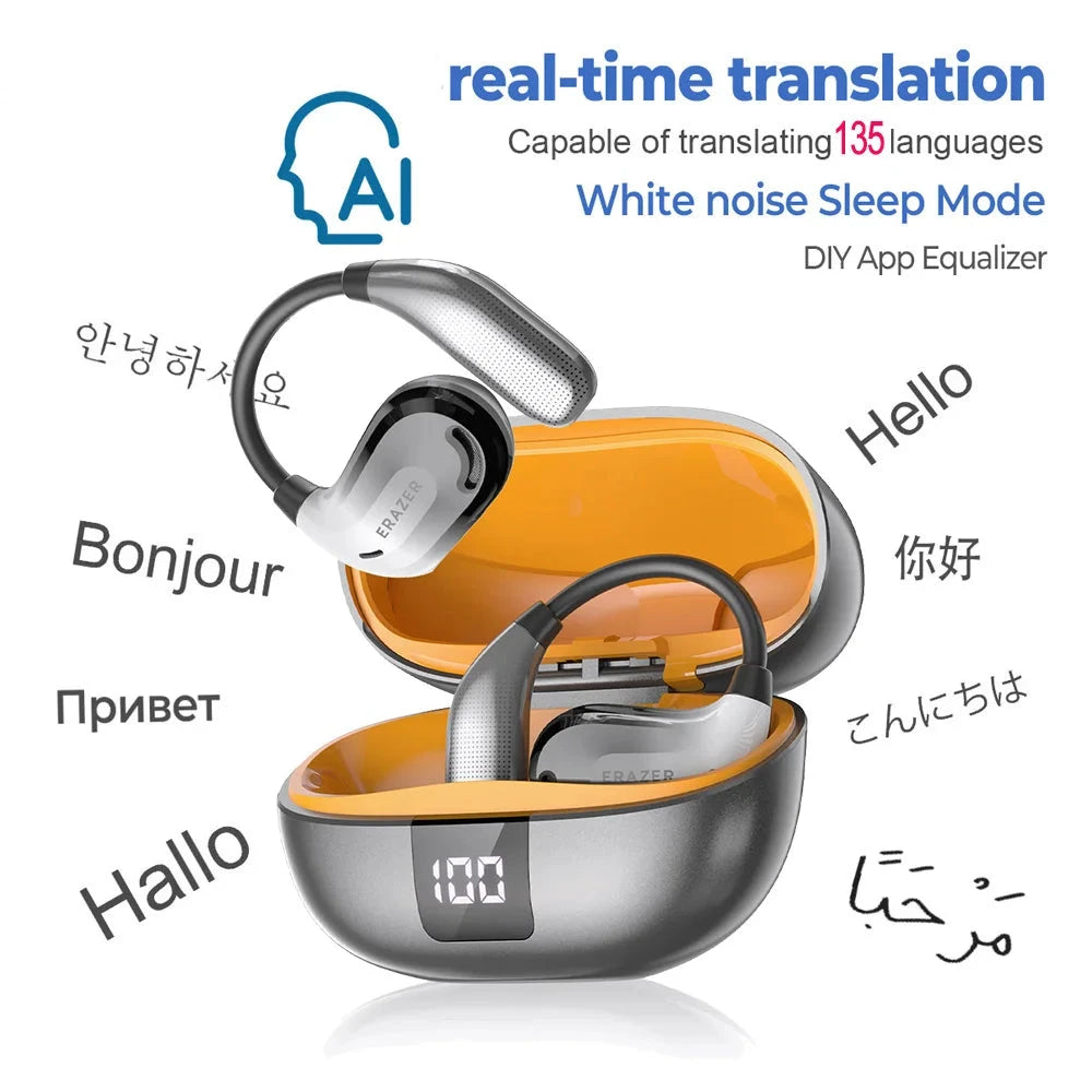 Lenovo Erazer XT66PRO AI Translator Bluetooth 5.4 Earphones with 90 Hour Battery Life