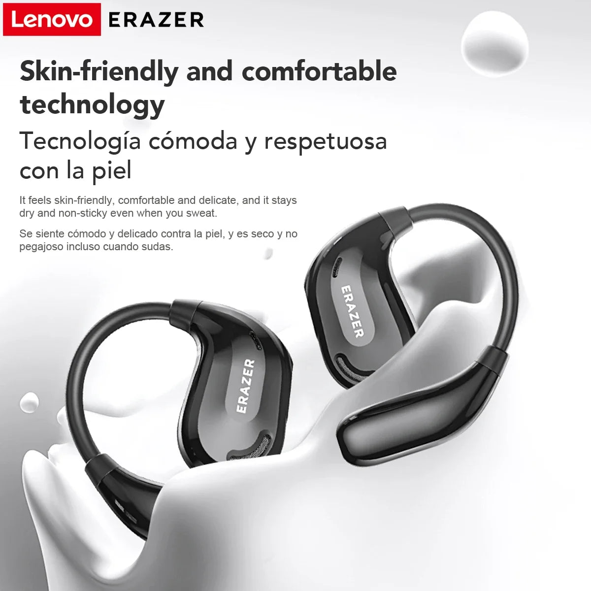 Lenovo Erazer XT66PRO AI Translator Bluetooth 5.4 Earphones with 90 Hour Battery Life