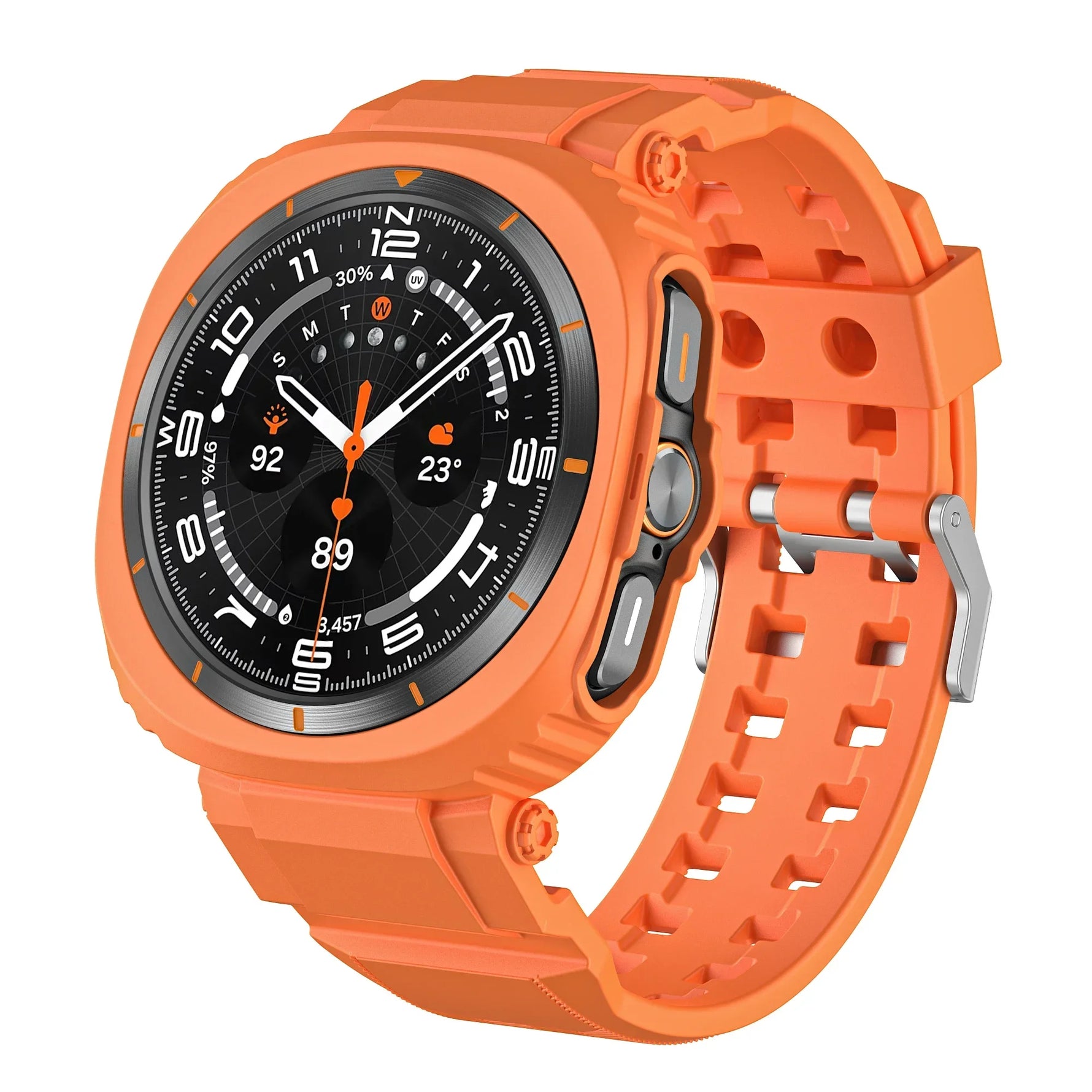 Integrated Case & Sport Silicone Band for Samsung Galaxy Watch Ultra and Samsung Galaxy Watch Ultra (2025)