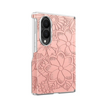 Luxury Magnetic Embossed Leather Case for Samsung Galaxy Z Fold 8