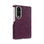 Luxury Magnetic Embossed Leather Case for Samsung Galaxy Z Fold 8