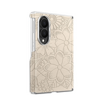 Luxury Magnetic Embossed Leather Case for Samsung Galaxy Z Fold 8