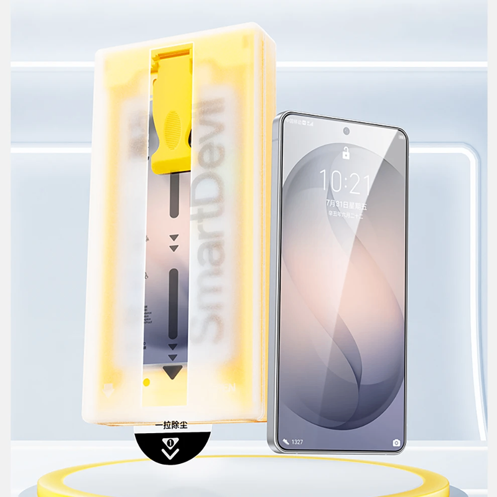 Full Adhesive Microcrystalline Screen Protector with Quick Installation Tool for Samsung Galaxy S26 Series