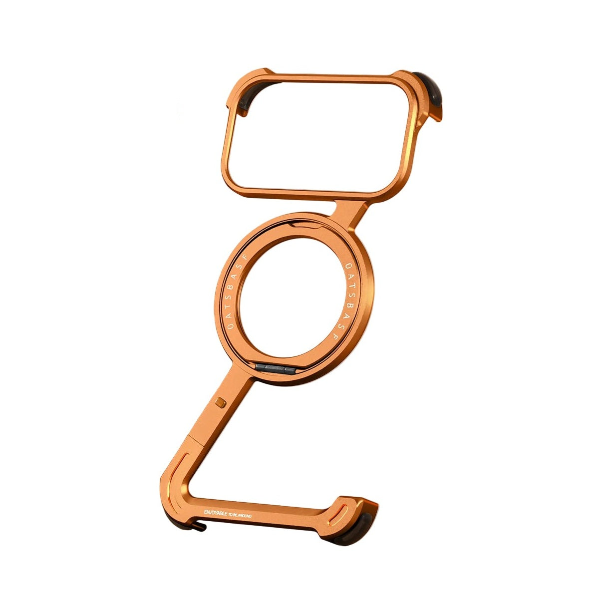 iPhone 17 Series Shockproof Z-Shape Case with 360° Magnetic Rotating Stand