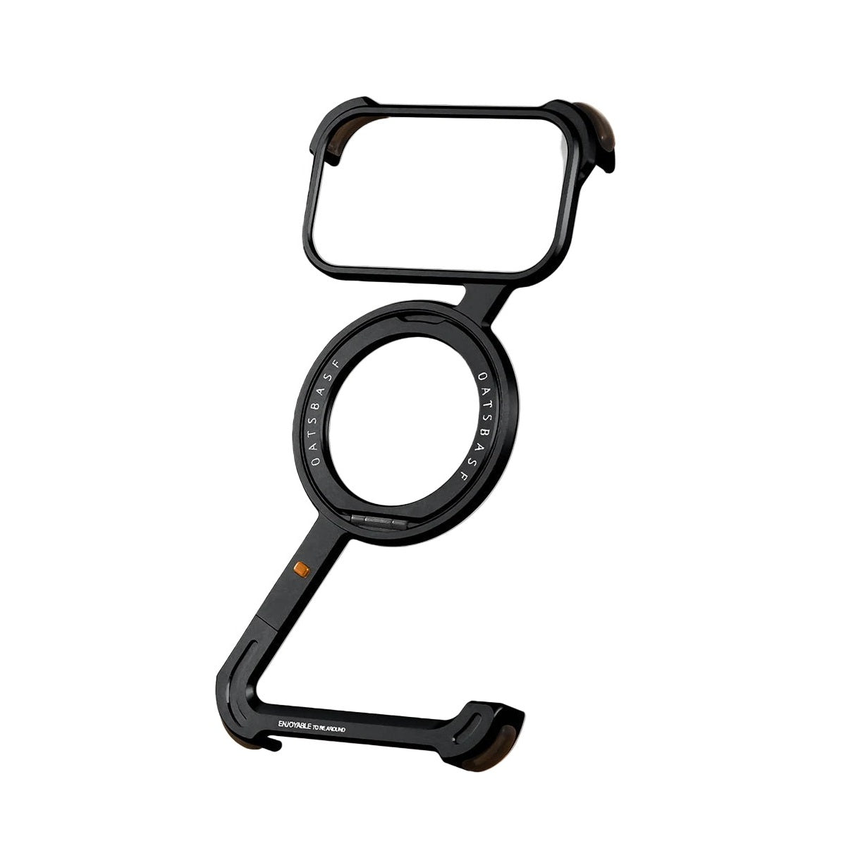 iPhone 17 Series Shockproof Z-Shape Case with 360° Magnetic Rotating Stand